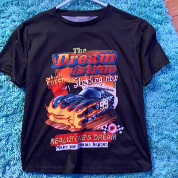 SHEIN | Tops | Race Car Graphic Tee 